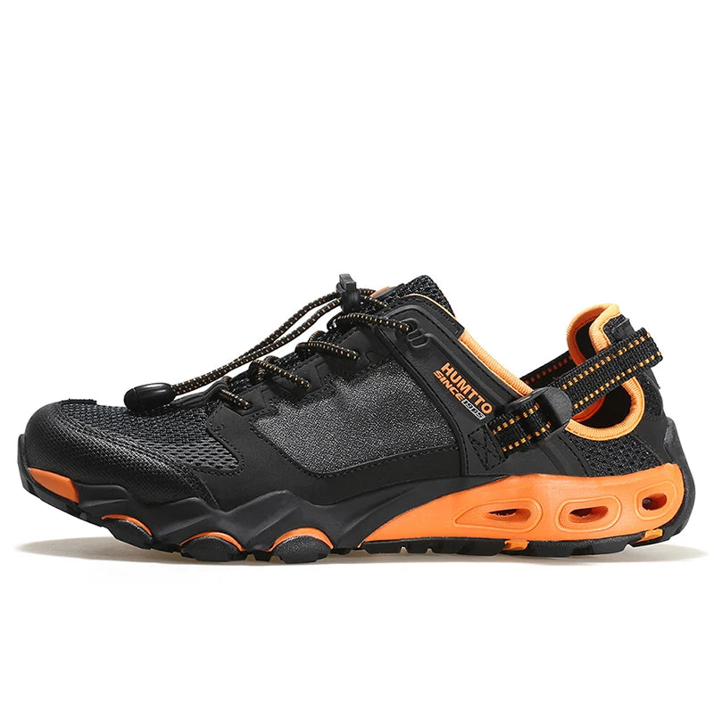 HUMTTO New Big Size Water Shoes for Men Summer Outdoor Hiking Shoes Breathable Trekking Aqua Fishing Beach Sandals Sneakers Mens