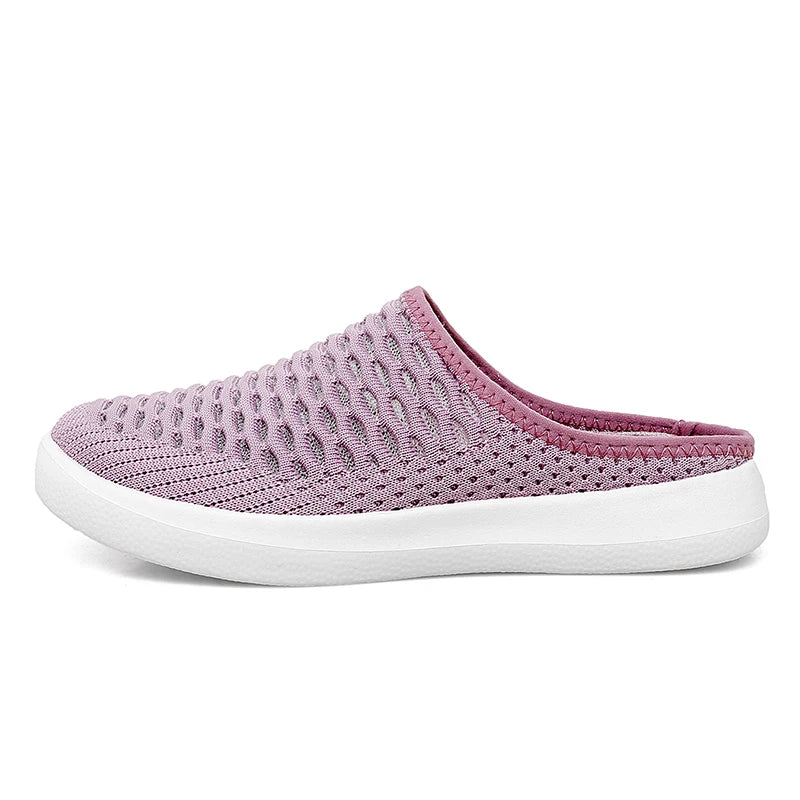 Men Half Shoes Slippers Slides Summer Mesh Shoes Unisex Women Indoor Outdoor Lightweight Plus Big Size 49 50 51 52 53 54