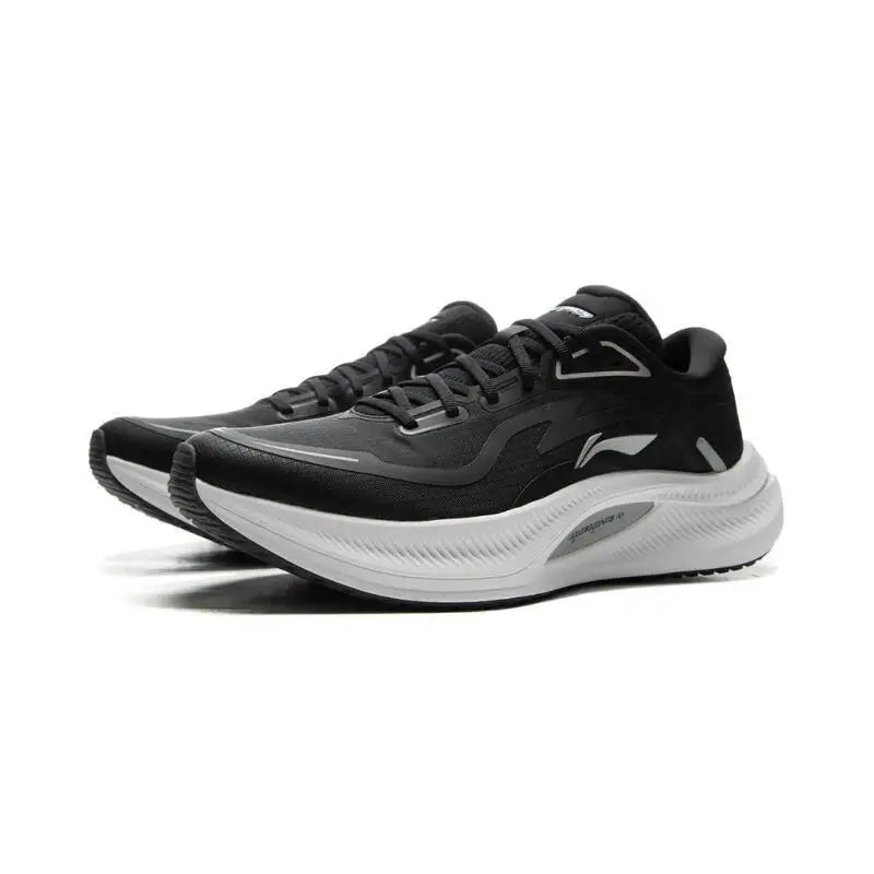 Li-Ning Men YUEYING 4 Cushion Running Shoes Comfort Light-weight LiNing Anti-Slippery Sport Shoes Wearable Sneakers ARHV001