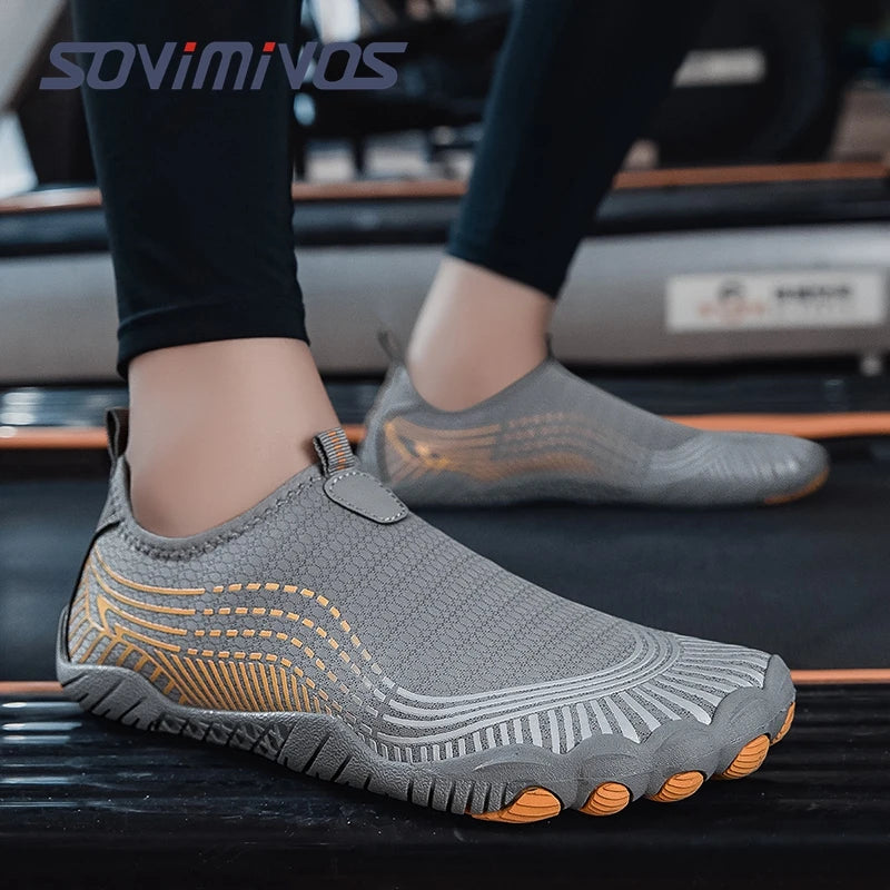 Unisex Barefoot Shoes for Men Women Wide Toe Beach Walking Sneakers Zero Drop Outdoor Elastic Band Running Beach Slipper Sandals