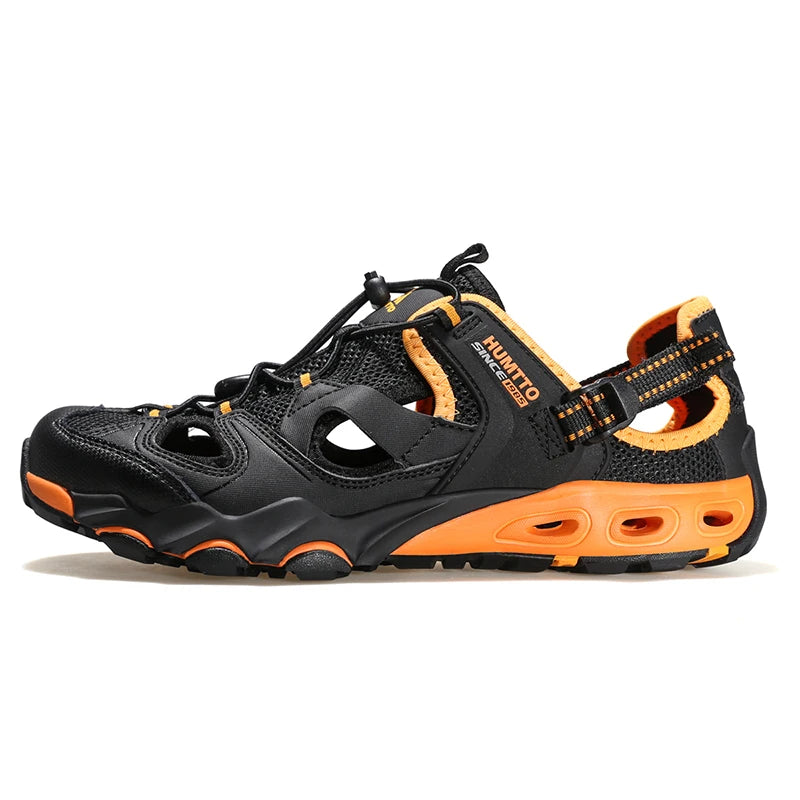 HUMTTO New Big Size Water Shoes for Men Summer Outdoor Hiking Shoes Breathable Trekking Aqua Fishing Beach Sandals Sneakers Mens