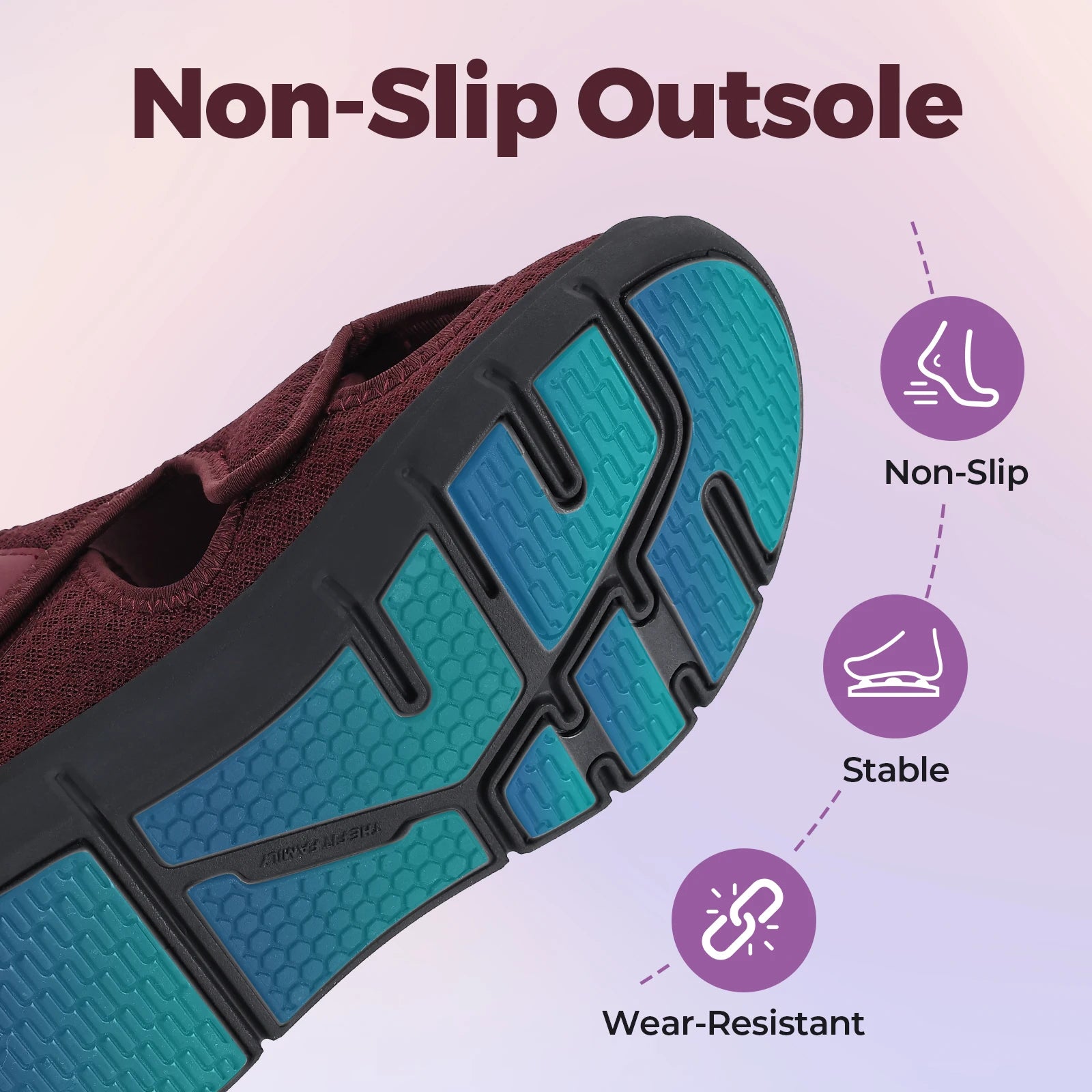 FitVille Women's Sandal Extra Wide Width Swollen Feet Walking Shoes with Adjustable Strap for Plantar Fasciitis Indoors Outdoors