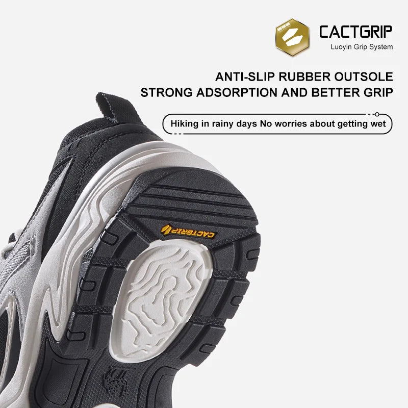 GOLDEN CAMEL Outdoor Hiking Shoes Women and Men Sneakers Thick Sole Heightening Wear-resistant Trekking Sports Shoes for Men