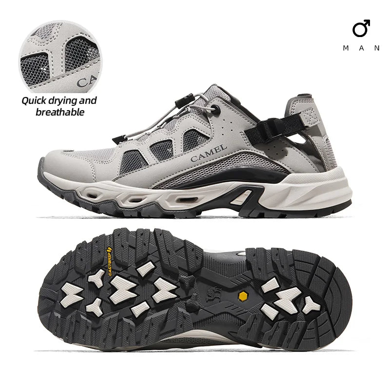 GOLDEN CAMEL Hiking Shoes Wading River Tracing Aqua Shoes Women Outdoor Lightweight Mesh Sports Shoes for Men Summer Breathable