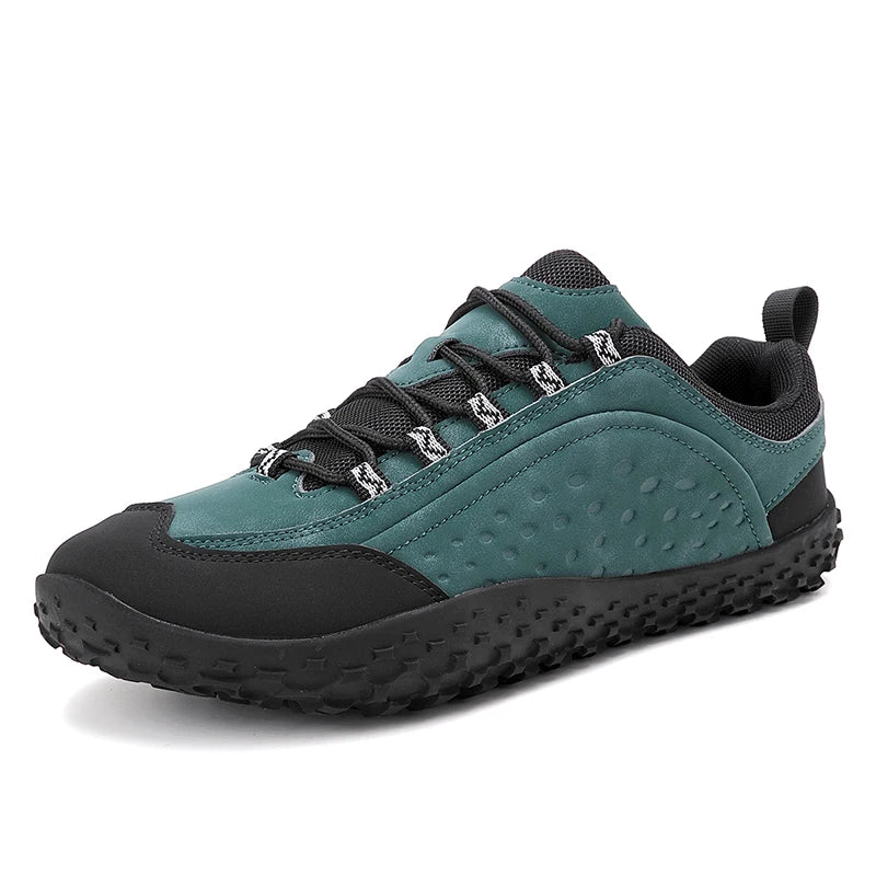 ﻿ Men Hiking Shoes Luxury Designer Climbing Trekking Sneakers for Men Leather Outdoor Couple Sports Work Man Shoes Plus Size 48