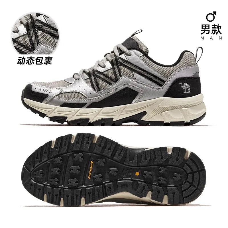 GOLDEN CAMEL Hiking Shoes Women and Men Sports Shoes Anti-slip Lightweight Professional Outdoor Climbing Shoes for Men Autumn