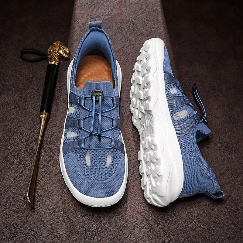 Plus Size 49 50 51 52 53 Wide Toe Box Barefoot Shoes Men Mesh Shoes Minimalist Zero Drop Casual Sneakers Breathable Big Foot