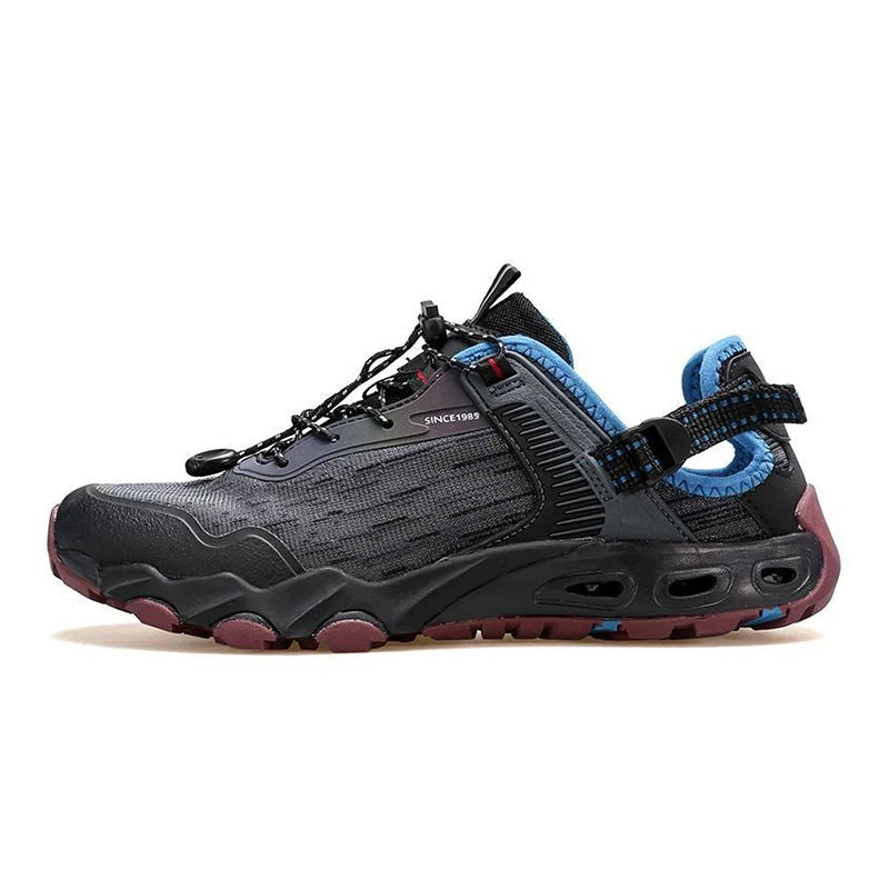 HUMTTO New Big Size Water Shoes for Men Summer Outdoor Hiking Shoes Breathable Trekking Aqua Fishing Beach Sandals Sneakers Mens