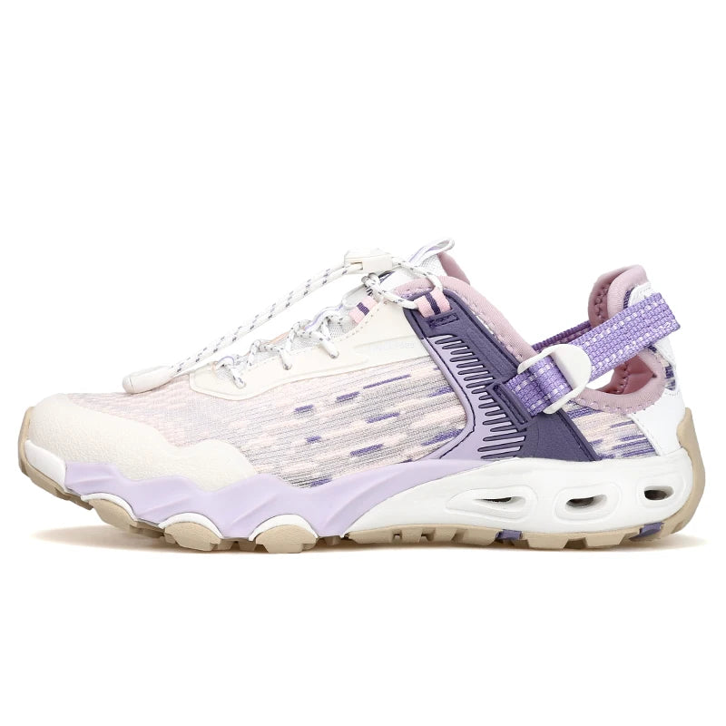 HUMTTO Summer Hiking Shoes Breathable Trekking Shoes Womens Outdoor Water Sneakers for Women Quick Drying Beach Barefoot Sandals
