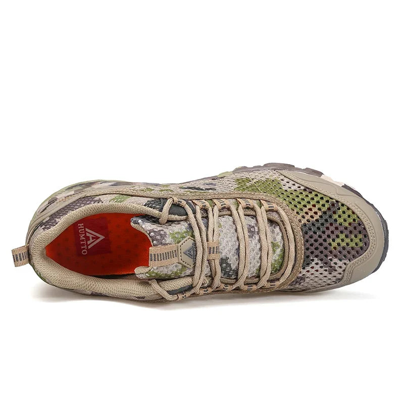 HUMTTO Chaussures pour hommes antidérapantes sport respirant été chaussures de randonnée homme extérieur luxe concepteur trekking escalade hommes baskets