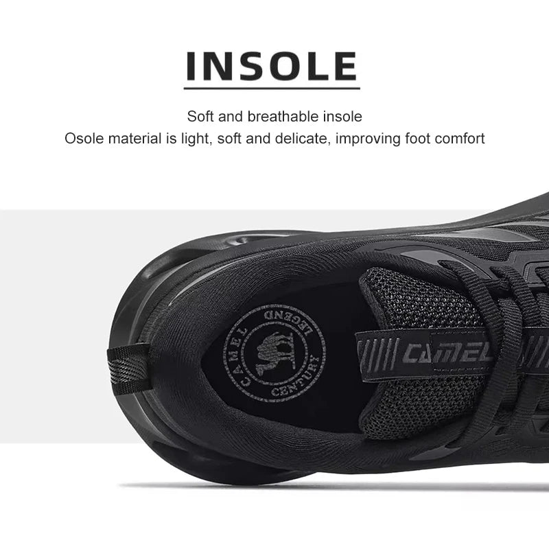 GOLDEN CAMEL Couple Running Shoes for Men Sneakers Women Thick-soled Shock-absorbing Men's Sports Jogging Shoes Summer New