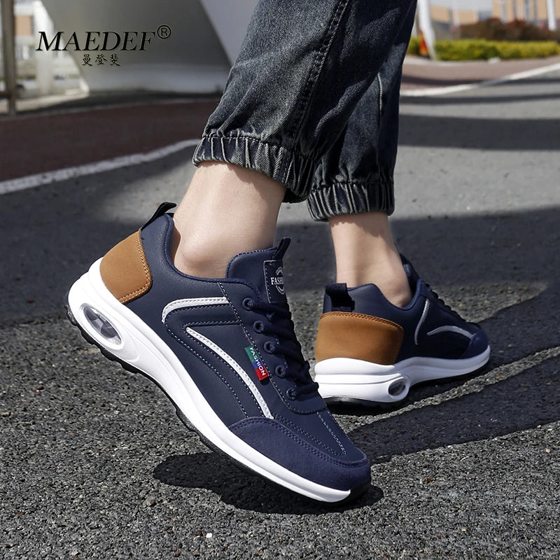 MAEDEF Mens Shoes Casual Lace Up Men's Sneakers Man Sports Shoes Non Slip Tennis for Men Sneakers Vulcanized Man Shoe Footwear