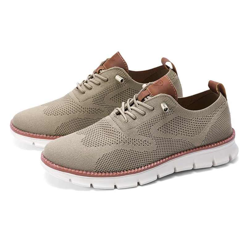Plus Big Size 50 51 52 53 54 Mens Stylish Mesh Shoes Brogues Loafers Summer Lightweight Breathable Non-Leather Casual Shoes