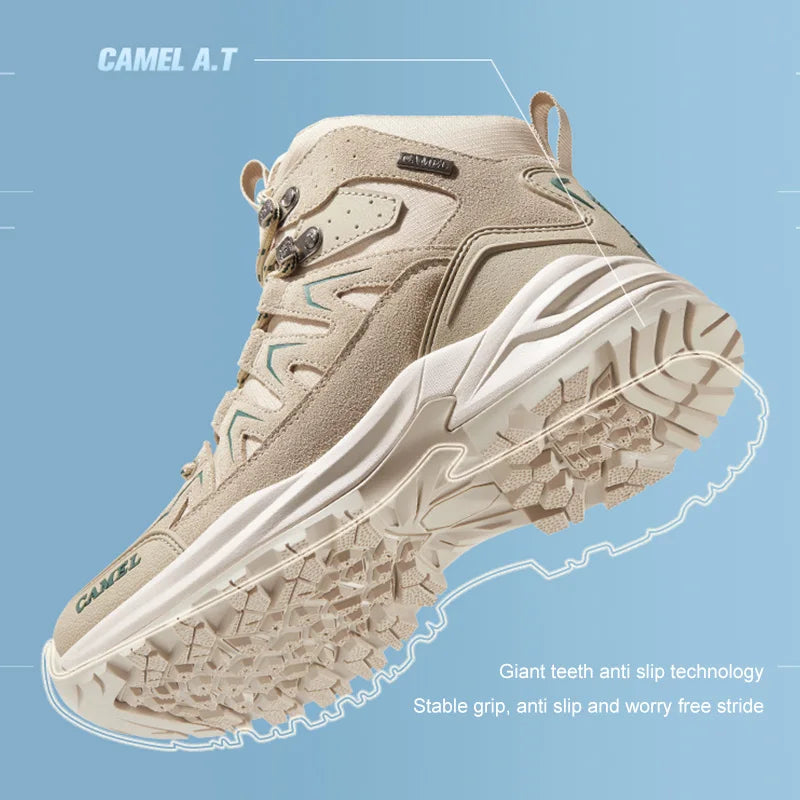 GOLDEN CAMEL Hiking Shoes Women and Men Waterproof Winter Hiking Boots High-top Trekking Shoes for Men 2023 Autumn New Non-slip