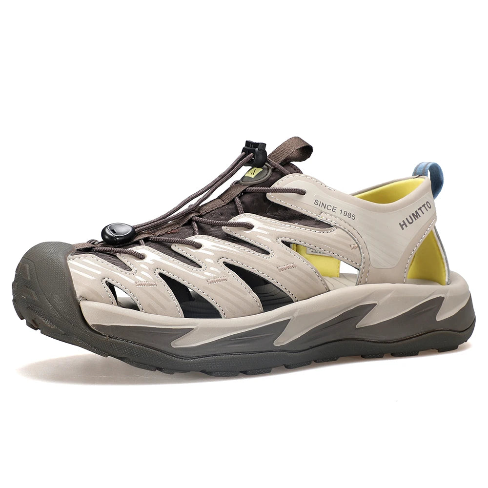 HUMTTO Chaussures de randonnée Sandales d'été pour hommes Respirantes en plein air Eau Plage Hommes Sandales Escalade Séchage rapide Aqua Baskets Homme
