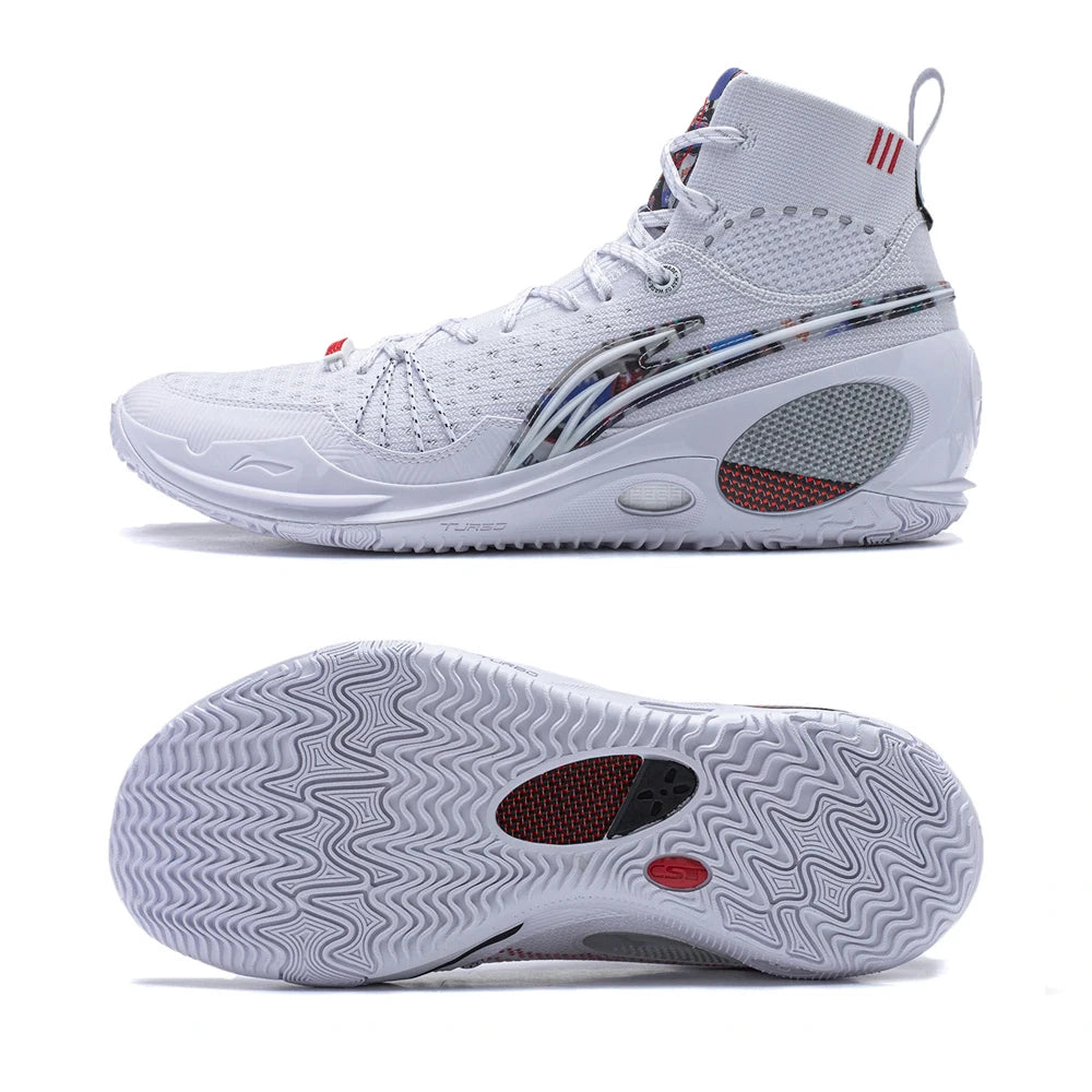 Li-Ning Men WADE 808 3 ULTRA V2 Professional Basketball Shoes Wearable Cushion Bounce Comfortable Sneakers Sport Shoes ABAU013