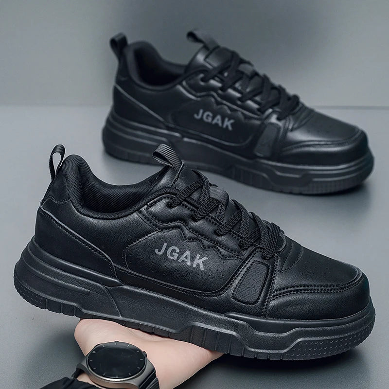 Plus Big Size 49 50 51 52 Flat Leather Sneakers Fashion Casual Shoes Men Sports Shoes Skateboarding Zapatillas Deportivas Hombre
