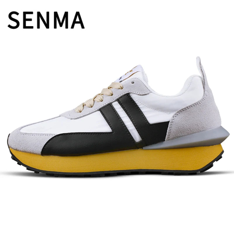 SENMA Thick Soled Casual Shoes Couple's Skate Shoes Lightweight Women's Sports Shoes Men's Sneakers Tennis shoes Running Shoes