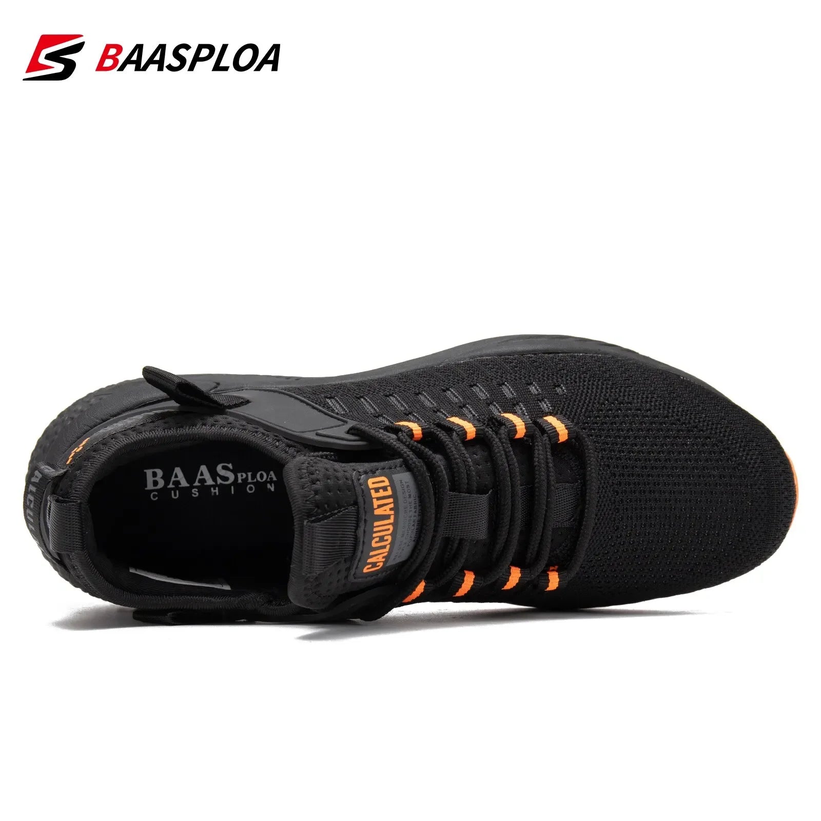 Baasploa Running Shoes Men Fashion Training Shoes Breathable Lightweight Sneakers Non-Slip Track Tennis Walking Shoe