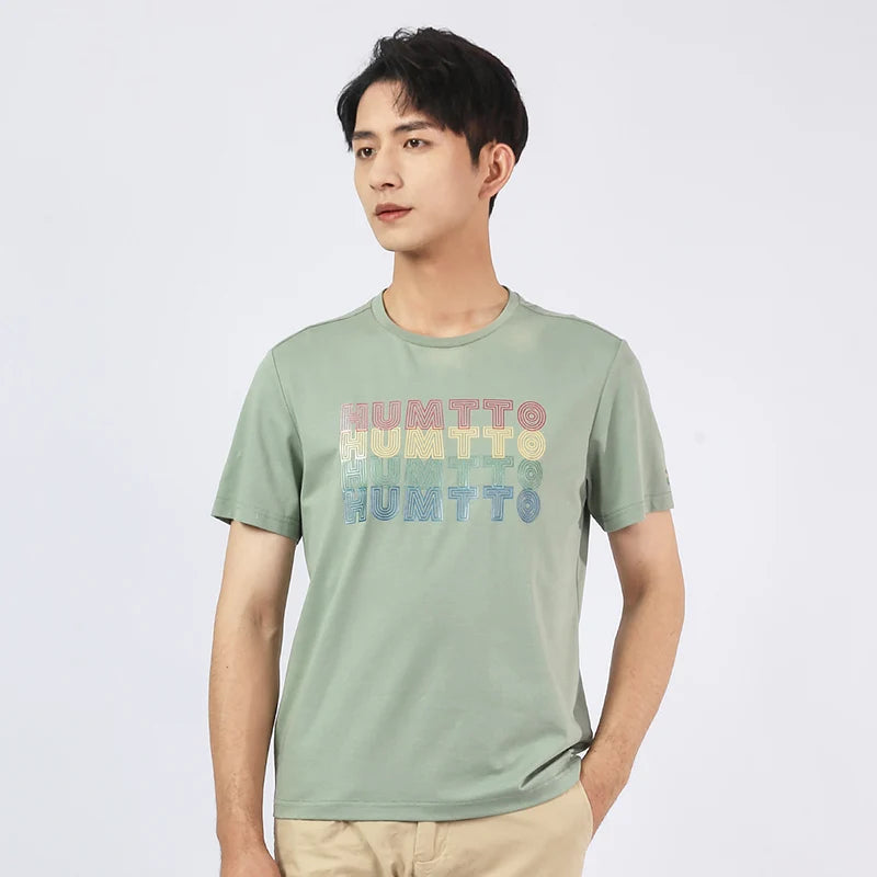 HUMTTO Quick Dry Running T-shirts for Men Women Fitness Sport T Shirt Mens Summer Breathable Cotton Short Sleeves Gym Clothing