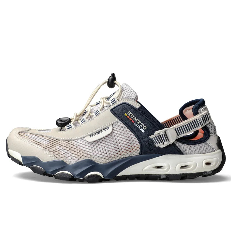 HUMTTO Summer Wading Shoes Mens Breathable Beach Water Sneakers for Men 2022 Sports Sandals Trekking Outdoor Man Hiking Shoes