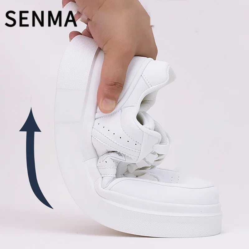SENMA Men's Shoes Thick Soled Casual Sports Shoes Lightweight Skateboarding Shoes Men's Sneakers Walking/Jogging/Tennis Shoes