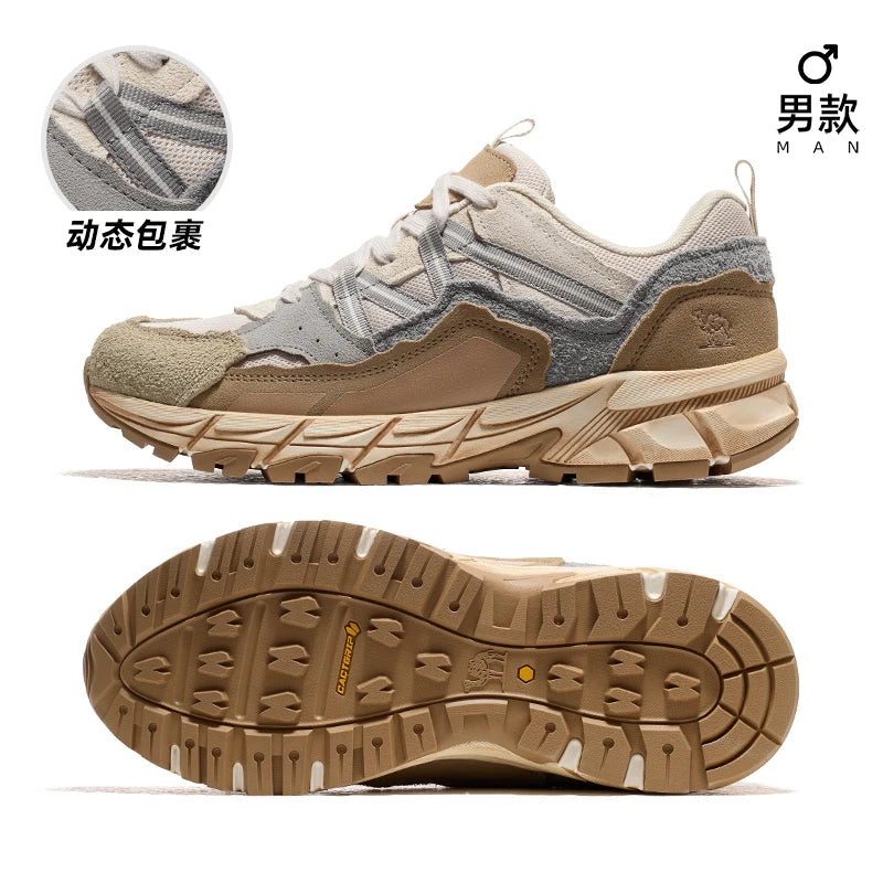 GOLDEN CAMEL Hiking Shoes Women and Men Sports Shoes Anti-slip Lightweight Professional Outdoor Climbing Shoes for Men Autumn
