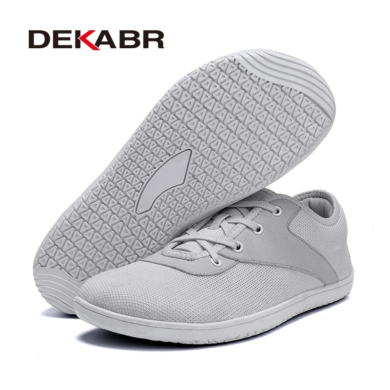 DEKABR New Couple Shoes New Style Flying Weaving Breathable Basic Lace Up Pedaling Lazy Summer Casual Sneakers