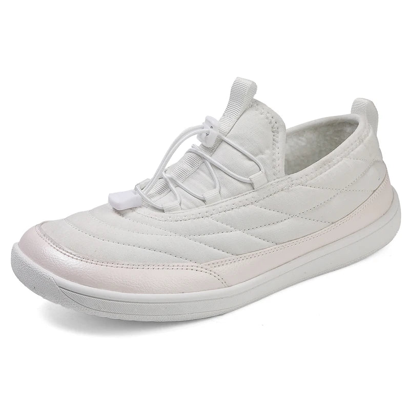 Plus Big Size 50 51 52 53 Winter Keep Warm Wide Toe Barefoot Shoes Minimalist Mens Non-leather Casual Wide Box Shoes Anti-skid