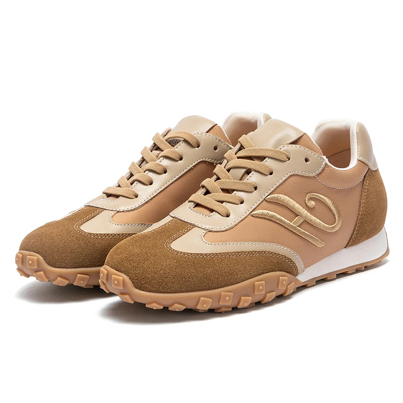 Women's casual shoes spring and summer running net non-slip wear-resistant oxfords bottom lace-up casual sneakers balance shoes