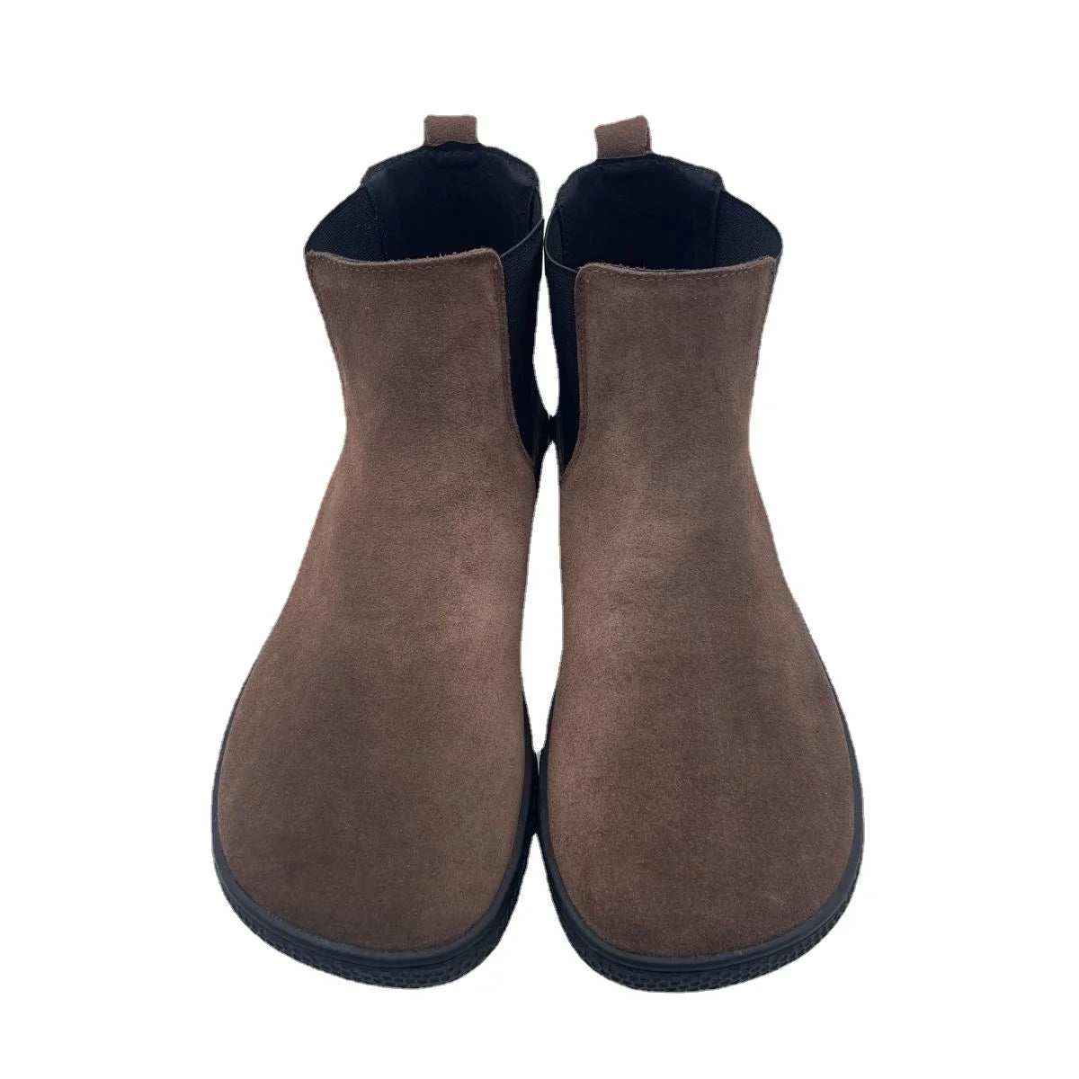 Tipsietoes Chelsea Barefoot Spring Autumn Genuine Cow Suede Waterproof Leather Boots With Leather Linning Inside For Women