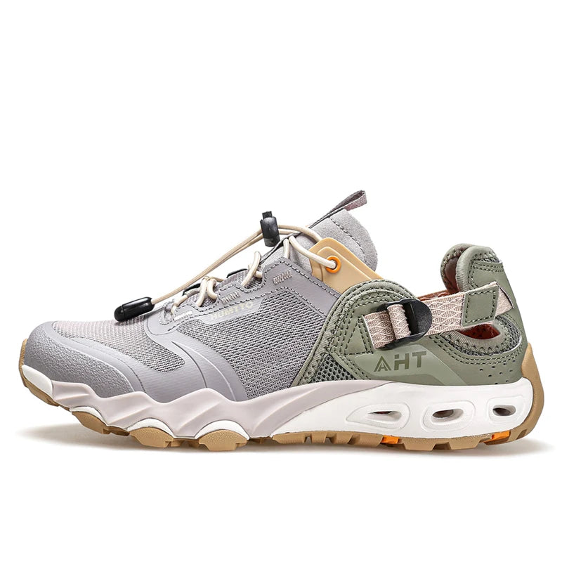 HUMTTO Summer Hiking Shoes Breathable Trekking Shoes Womens Outdoor Water Sneakers for Women Quick Drying Beach Barefoot Sandals