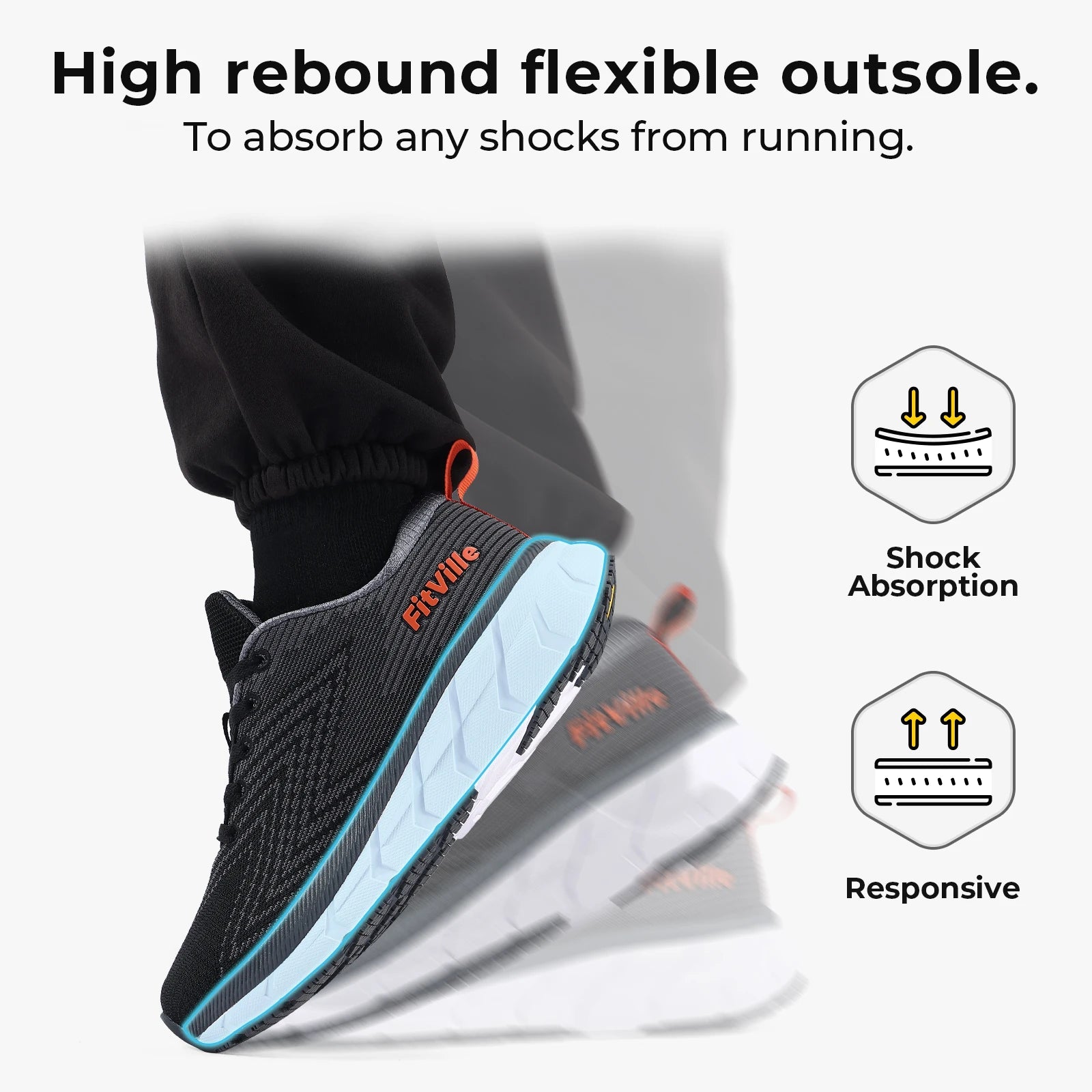 Wide Toe Box Men'S Shoes Cushioned Extra Wide Width Non Slip Running Shoe Comfortable Lightweight Sneakers For Fat Feet