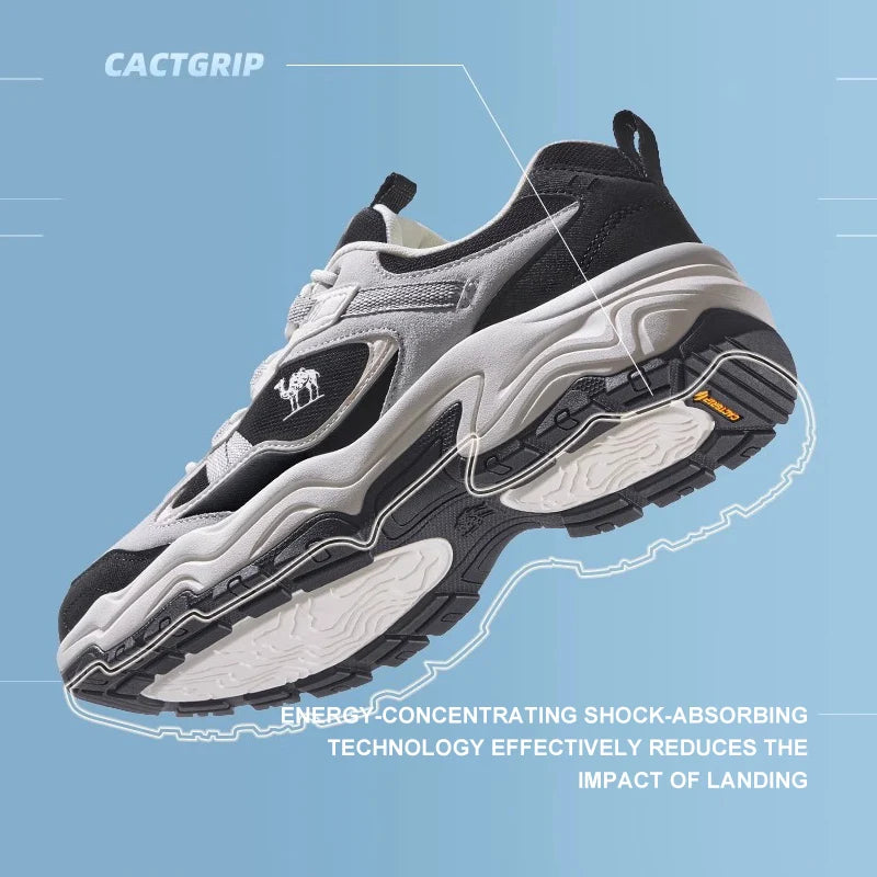 GOLDEN CAMEL Outdoor Hiking Shoes Women and Men Sneakers Thick Sole Heightening Wear-resistant Trekking Sports Shoes for Men