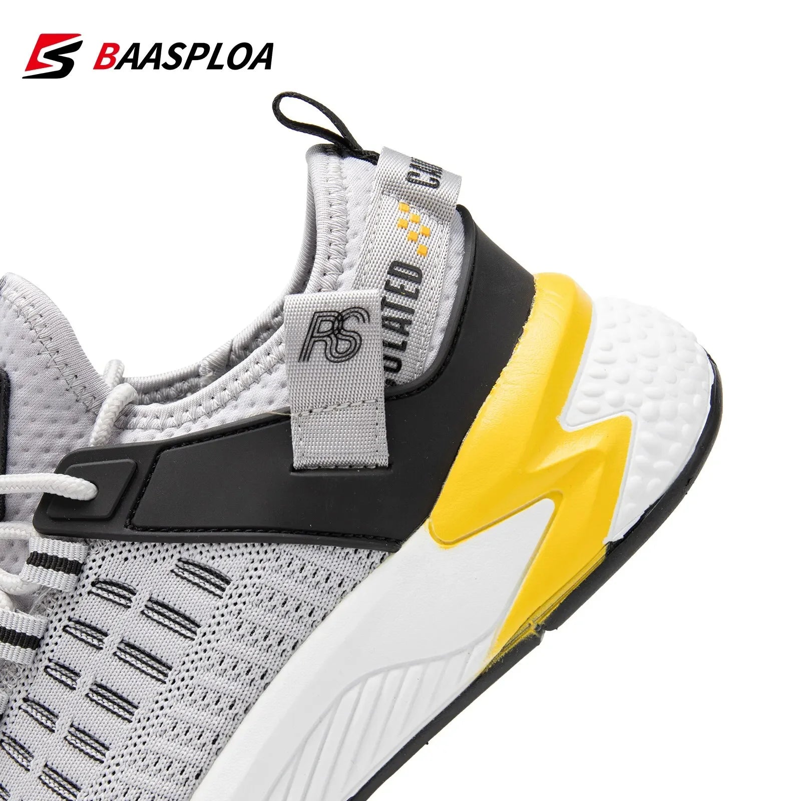 Baasploa Running Shoes Men Fashion Training Shoes Breathable Lightweight Sneakers Non-Slip Track Tennis Walking Shoe