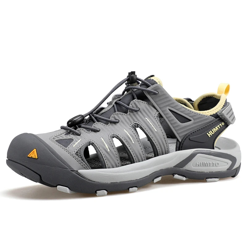 HUMTTO Chaussures aquatiques pour hommes, sandales de plage respirantes pour l'été, sandales de randonnée en plein air, camping, pêche, escalade, baskets pour hommes