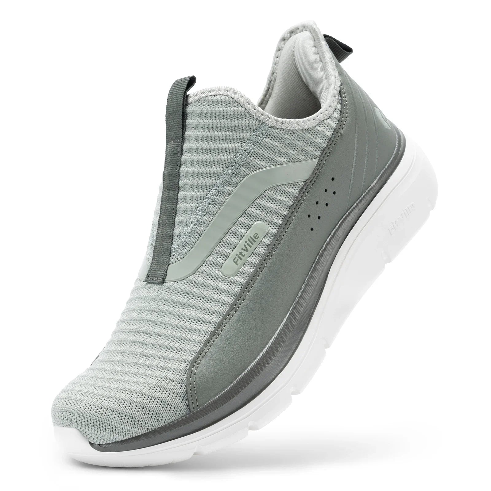 Fitville Wide Men'S Sport Shoes Fitness Walking Shoes Lightweight Breathable For Outdoor Casual Sports Running Shoes Sneaker