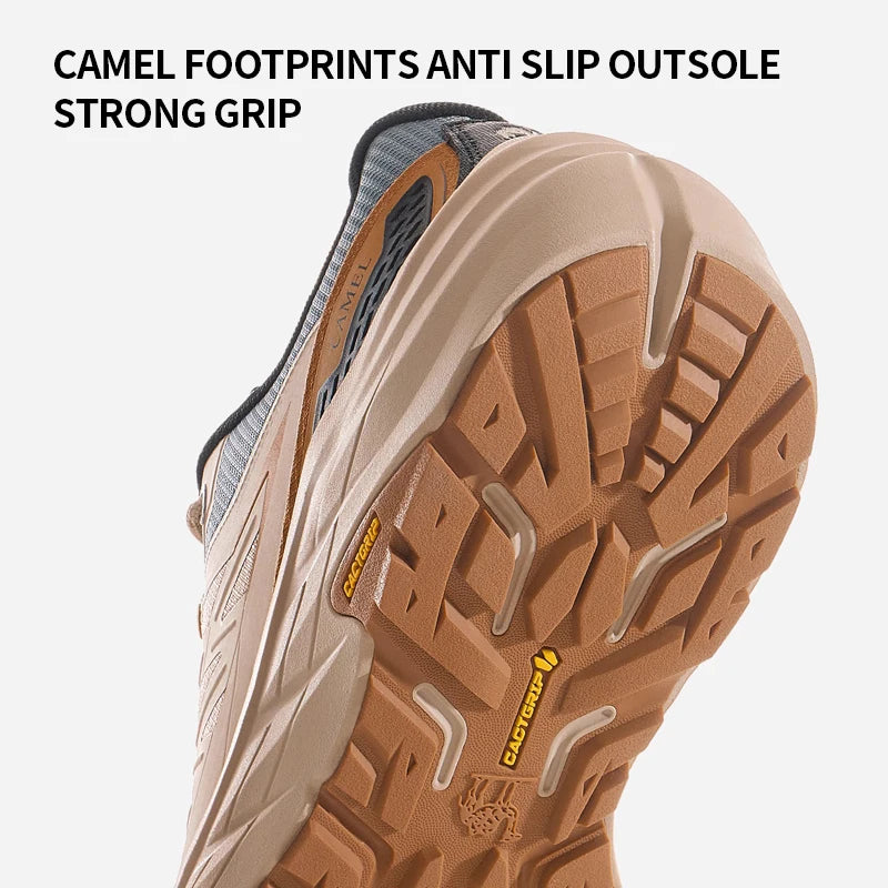 GOLDEN CAMEL Hiking Shoes Men and Women Sneakers Anti-slip Shock Absorption Grip Trekking Shoes for Men Lightweight Comfortable