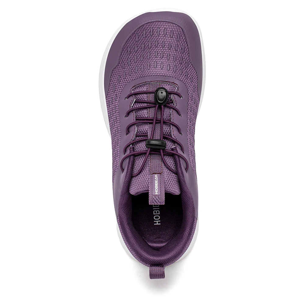 HOBIBEAR Wide Toe Running Shoes for Men Women Elastic Band Non Slip Sneakers Comfortable Walking Shoes