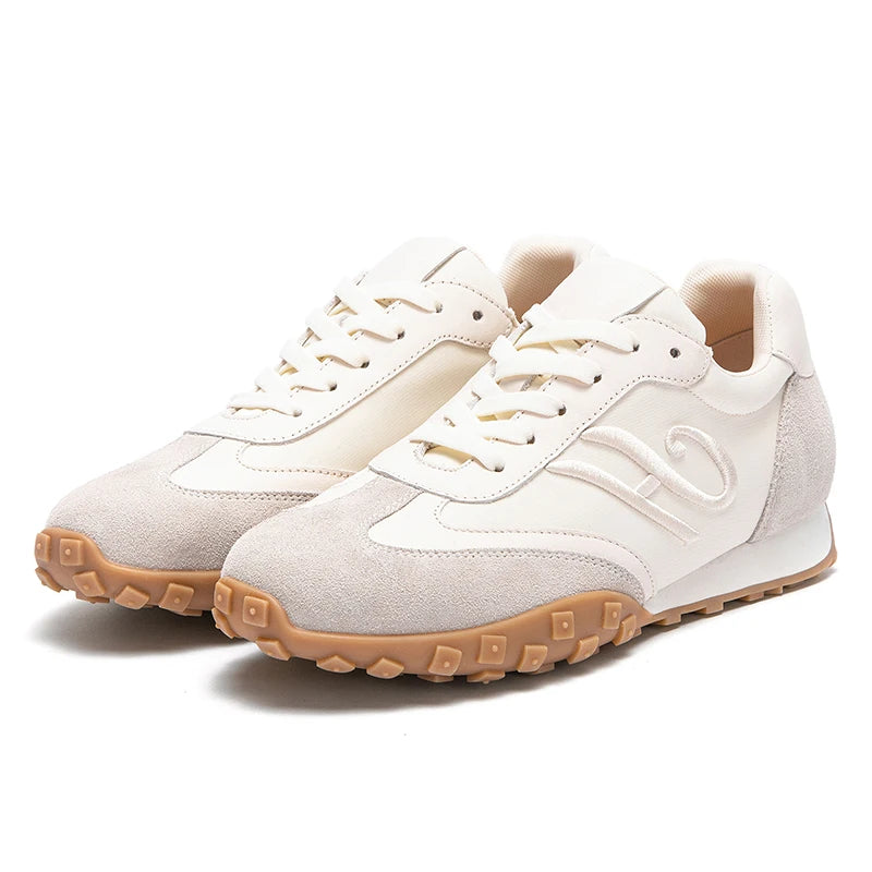 Women's casual shoes spring and summer running net non-slip wear-resistant oxfords bottom lace-up casual sneakers balance shoes