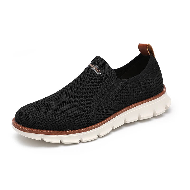 Men Slip On Mesh Shoes Casual Summer Breathable Men's Slip-ons Loafers Sneakers Plus Big Size 49 50 51 52 53 54 Dropshipping
