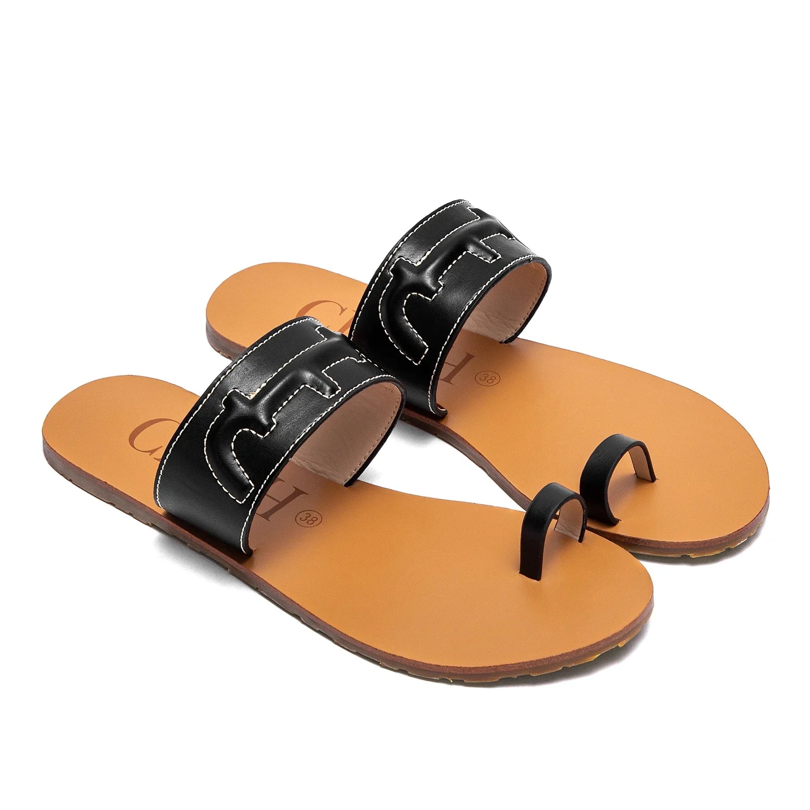 Women's Sandals Lightweight and Comfortable Pure Colour Versatile Fashion Woman Beach Shoes