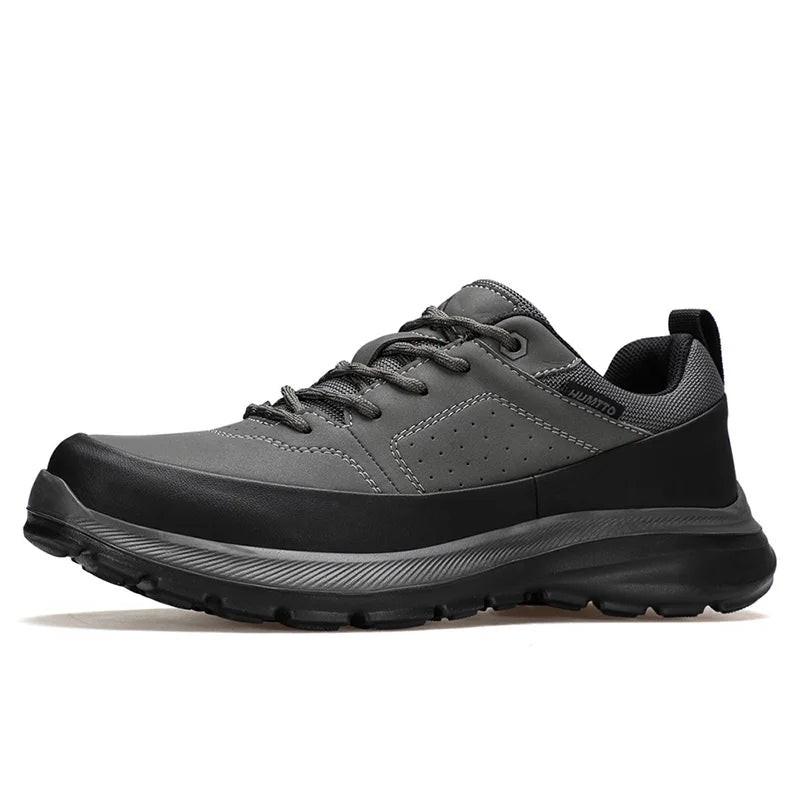 Chaussures de randonnée en cuir HUMTTO antidérapantes pour hommes, baskets de sport de sécurité pour l'extérieur, bottes de trekking respirantes pour hommes
