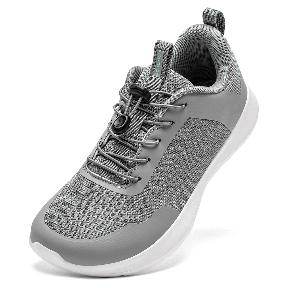 HOBIBEAR Wide Toe Running Shoes for Men Women Elastic Band Non Slip Sneakers Comfortable Walking Shoes