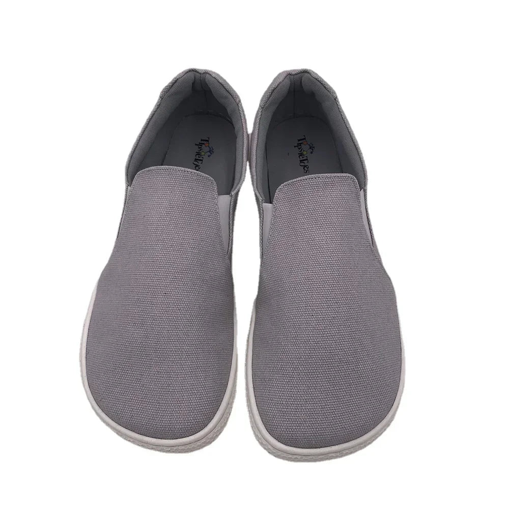 Tipsietoes 2025 Spring Barefoot Canvas For Women With New Flat Soft Zero Drop Sole Wider Toe Box Light Weight Minimalist