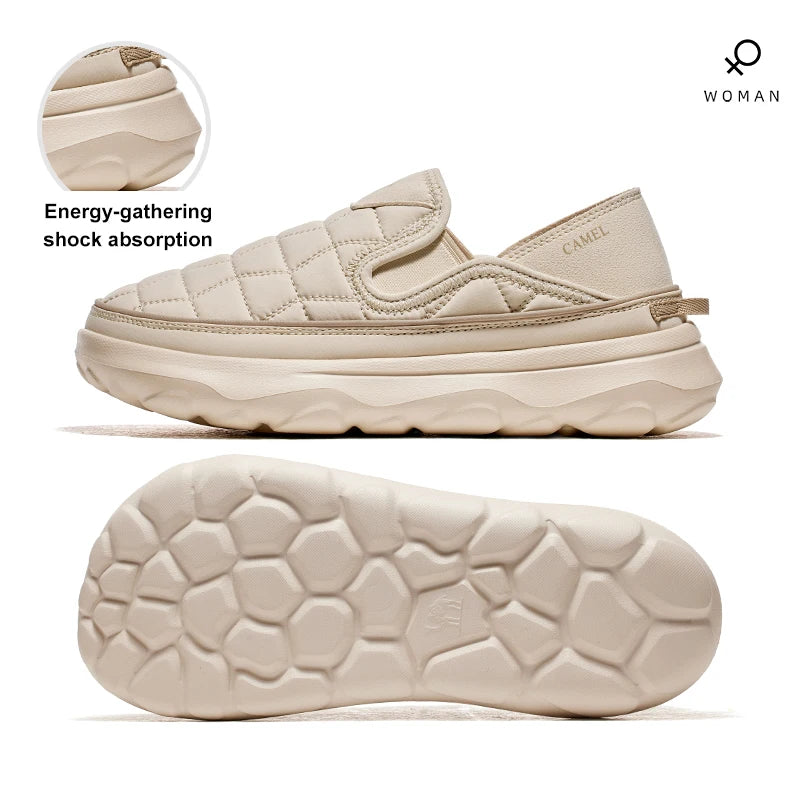 GOLDEN CAMEL Outdoor Hiking Shoes Waterproof Women Shoes Non-slip Lightweight Plus Velvet Casual Shoes for Men 2024 Winter New