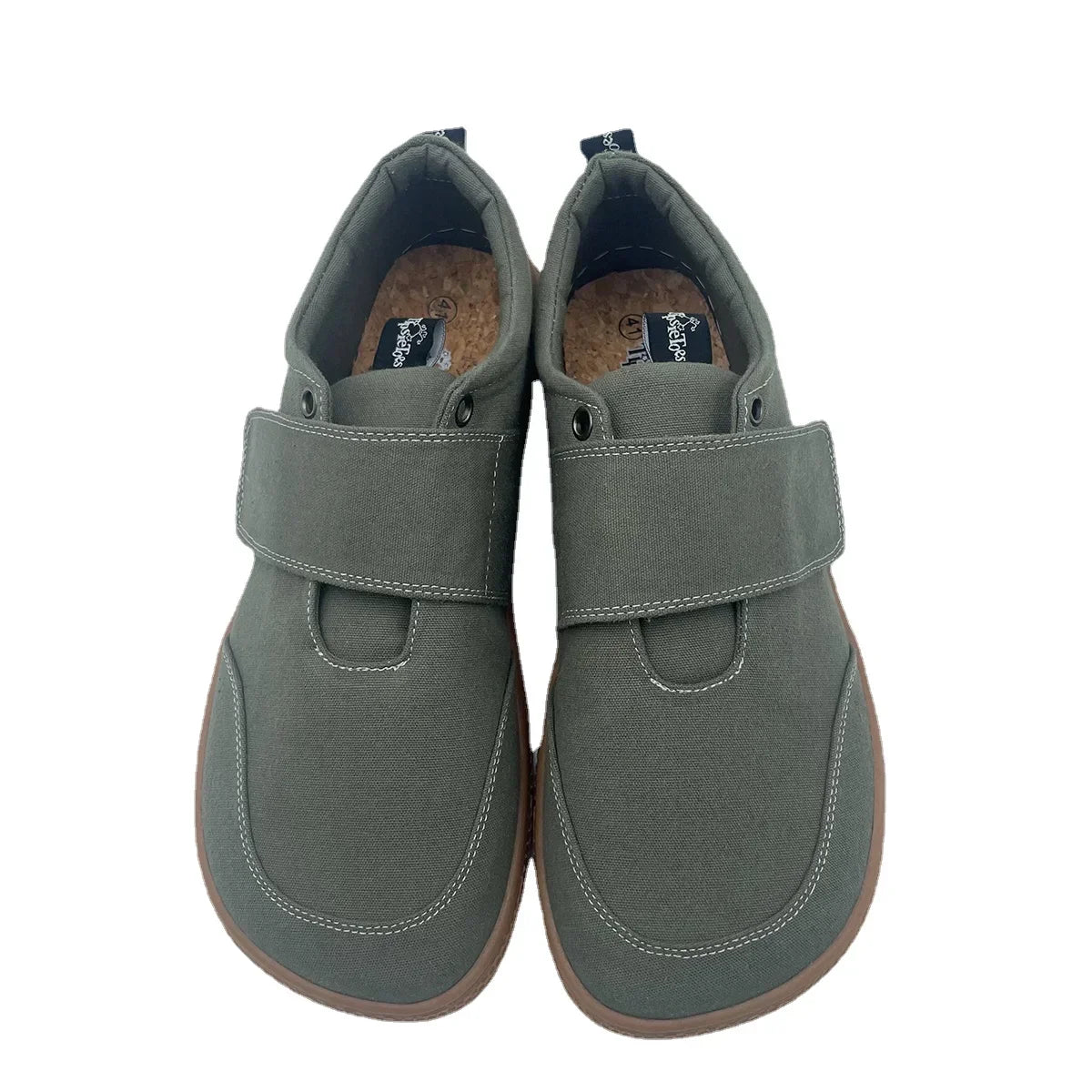Tipsietoes 2025 Natural 100% Cotton Canvas Barefoot Women With Flat Soft Zero Drop Sole Wider Toe Box Light Weight Minimalist