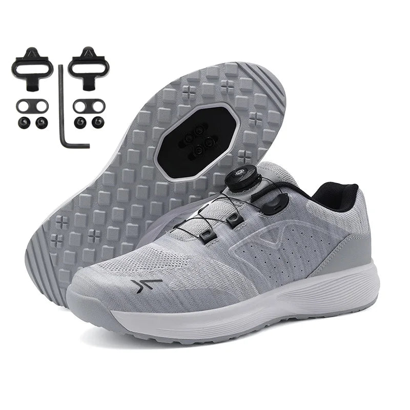 mtb cycling shoe Flat pedal bicycle shoes clit Man cleat shoes bicycle Mountain Bike Shoe Racing Lock Footwear Cycling sneaker