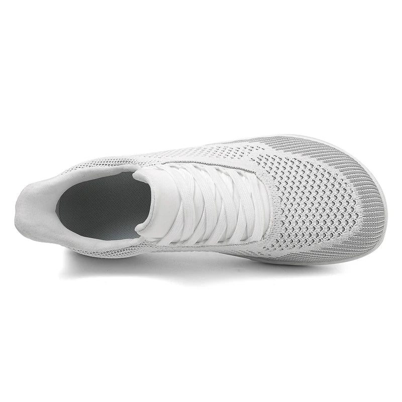 Men Women Slip On Mesh Wide Toe Shoes Minimalist Barefoot Zero Drop Wide Box Flat Shoes Casual Flats Plus Big Size 51 52 53 54