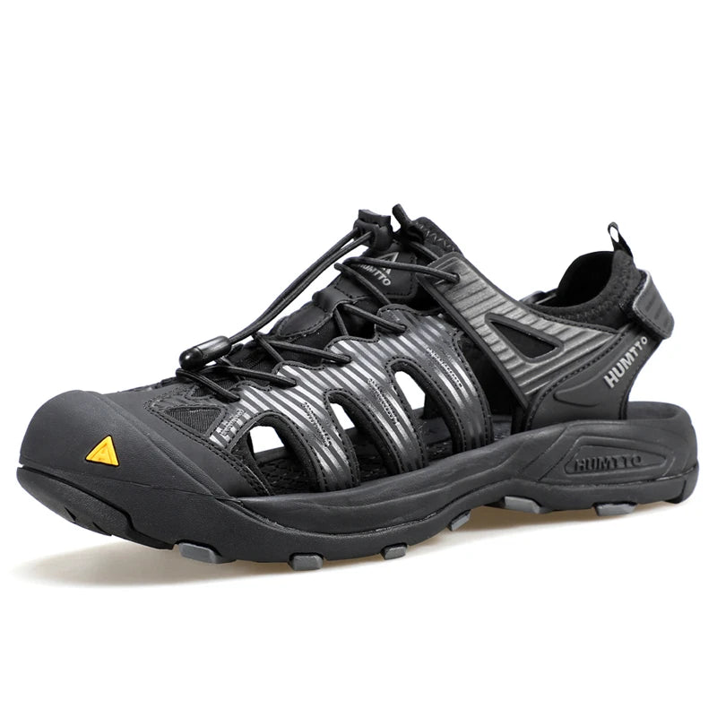 HUMTTO Chaussures aquatiques pour hommes, sandales de plage respirantes pour l'été, sandales de randonnée en plein air, camping, pêche, escalade, baskets pour hommes